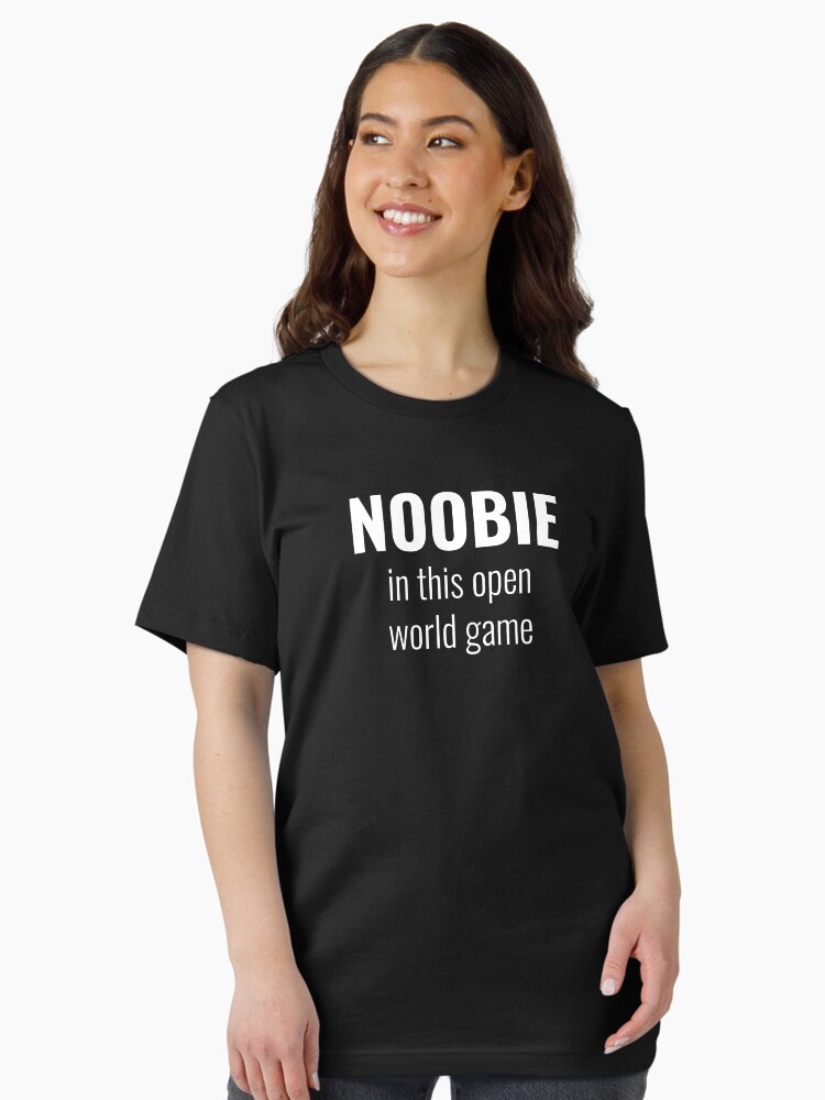Thumbnail 1 of 7, Essential T-Shirt, Noobie In This Open World Game designed and sold by NOSCOPE360.