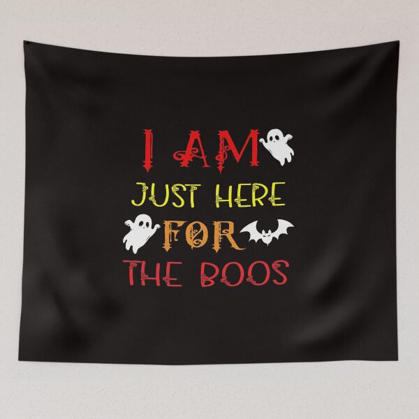 Item preview, I Am Just Here For The Boos  Halloween T shirt designed and sold by Shuvra Gain.