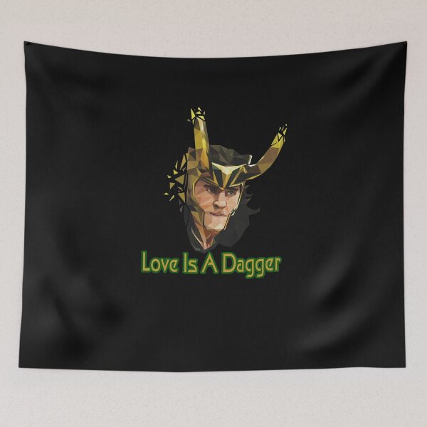 Item preview, Croki - Love Is A Dagger Low Poly designed and sold by Sticker-Tee.