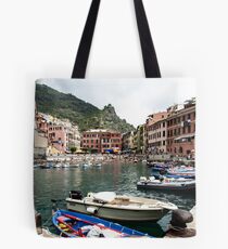A quiet cove in Cinque Terre Tote Bag