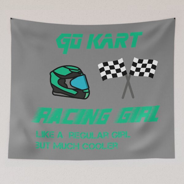 Item preview, Go Kart Racing Girl But Much Cooler designed and sold by MDGamer777.