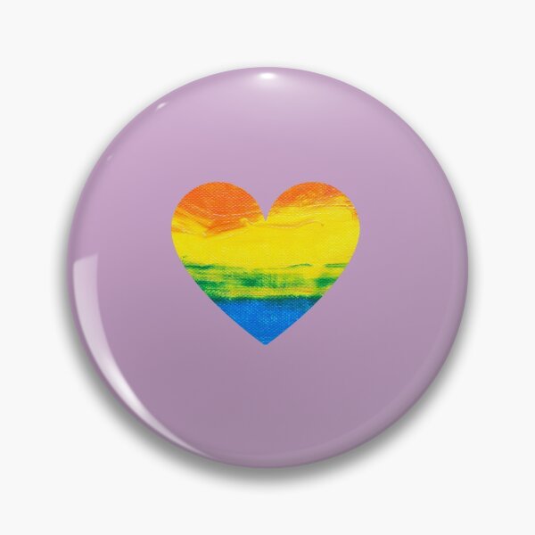 Item preview, Rainbow Heart Love (Lilac) designed and sold by Shnehansu.