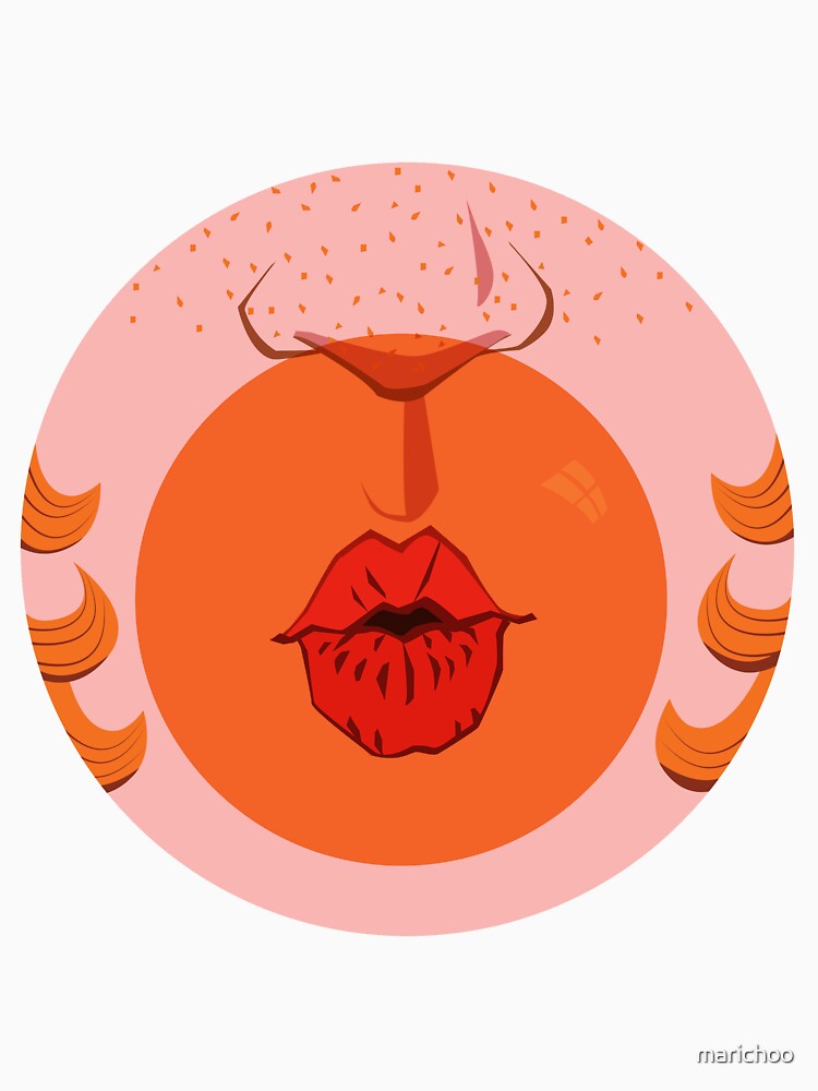 Orange Bubblegum Balloon by marichoo