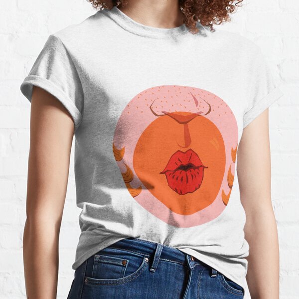 Orange Bubblegum Balloon Classic T-Shirt