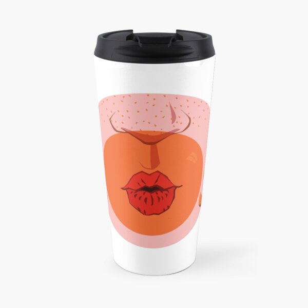 Orange Bubblegum Balloon Travel Mug