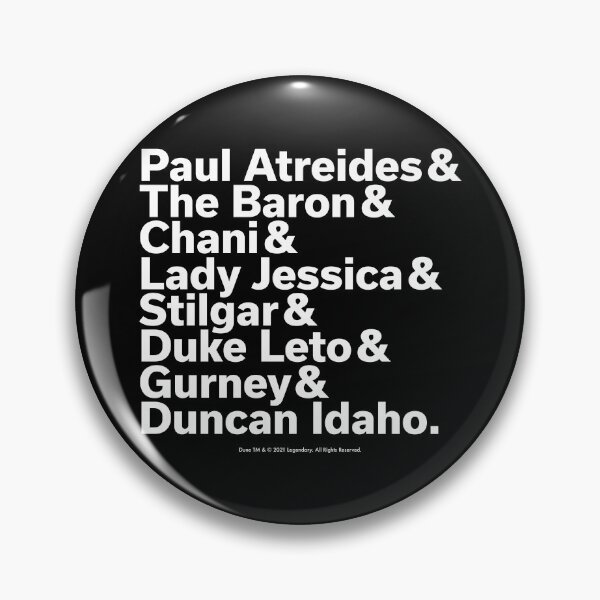 Item preview, Typography Dune movie characters designed and sold by Eenig.