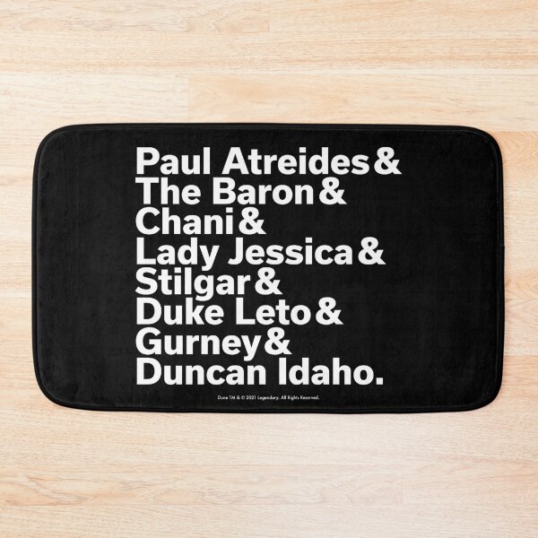 Item preview, Typography Dune movie characters designed and sold by Eenig.