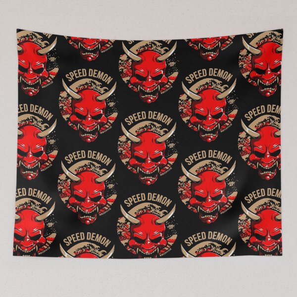 Item preview, ONI MASK - PAPAYA STREETART  designed and sold by hleichMehlani.