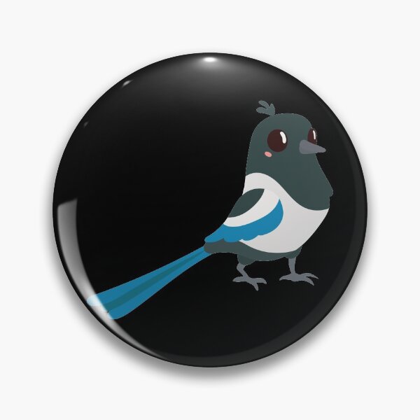 Item preview, Magpie Cute Kawaii Cartoon Illustration For Kids designed and sold by TeeHome.