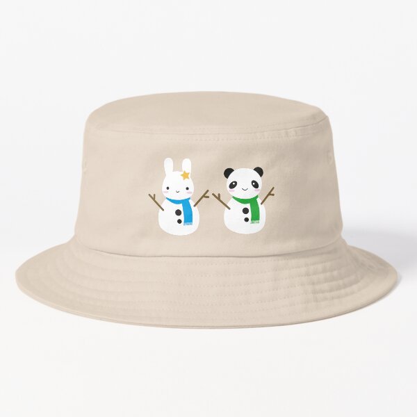 Snow Bunny & Snow Panda Bucket Hat