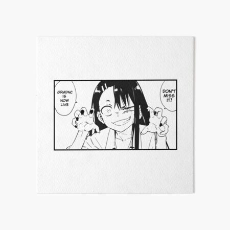 Nagatoro from the anime please don't bully me Nagatoro san Art Board Print  for Sale by The fandom