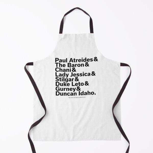Item preview, Black typography Dune movie characters  designed and sold by Eenig.