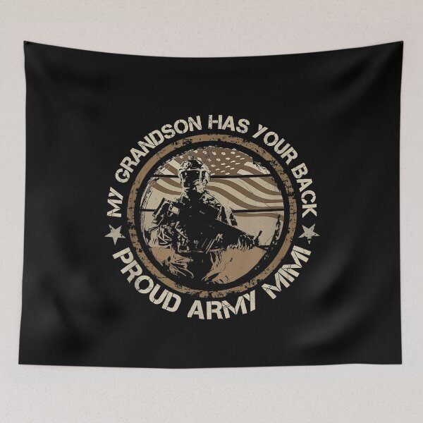 Item preview, My Grandson Has Your Back Proud Army Mimi Military Family  designed and sold by LanPhan.