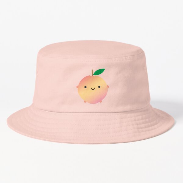 Kawaii Peach Bucket Hat