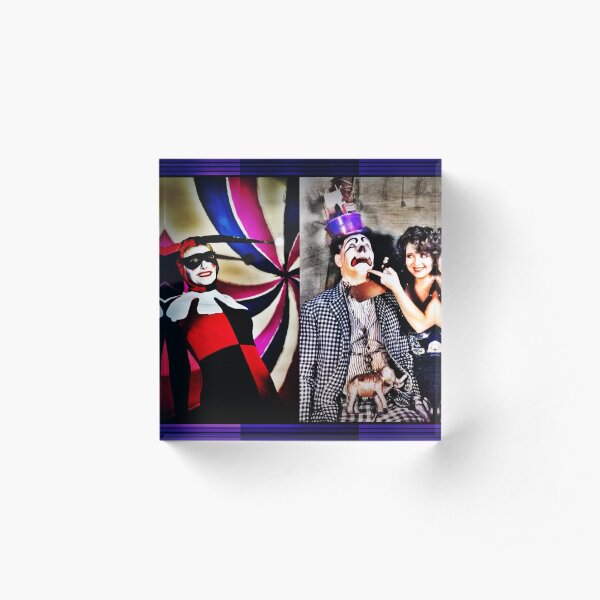 despite ourselves we`ll find ourselves sitting at the end of a rainbow Acrylic Block