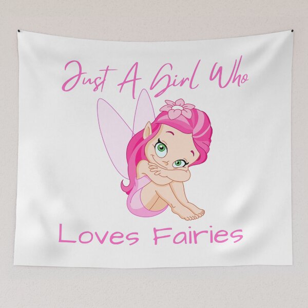 Item preview, Just A Girl Who Loves Fairies designed and sold by SenGift.
