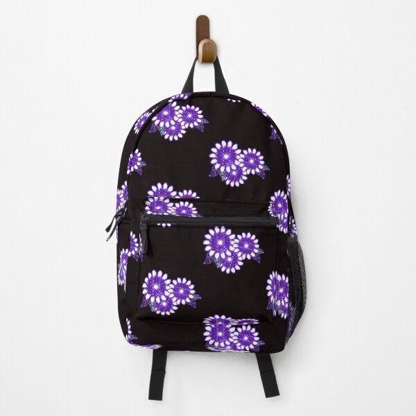 Item preview, Purple glitter abstract flowers designed and sold by empressbat merch.