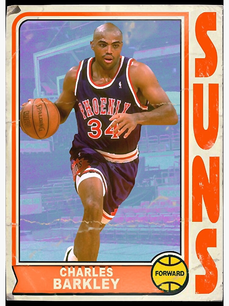 Charles Barkley no 34 Phoenix Suns card vintage basketball retro shirt,  hoodie, sweater and v-neck t-shirt