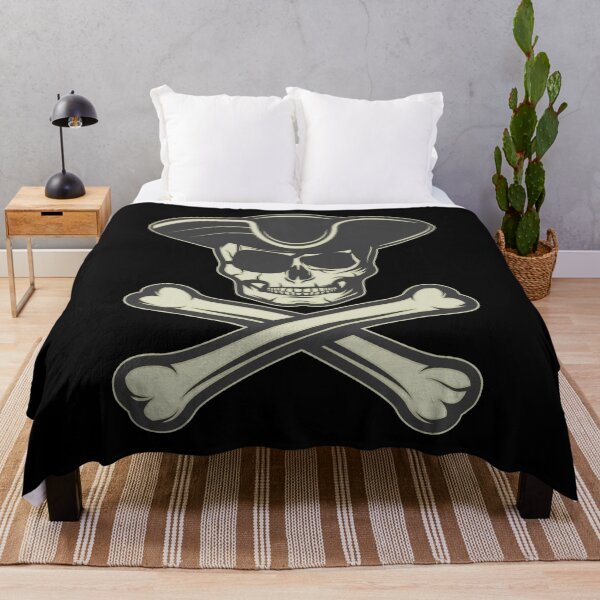 Item preview, Pirate Skull and Crossbones designed and sold by RandomWeird.