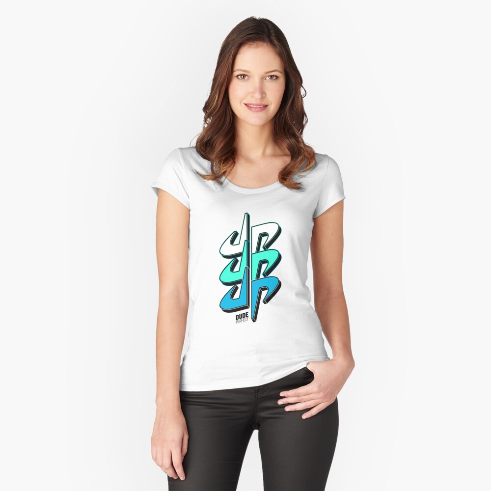 Item preview, Fitted Scoop T-Shirt designed and sold by Useless-Madala.