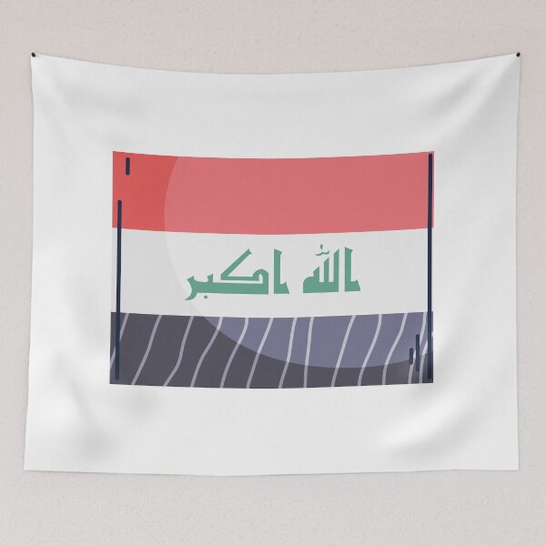 Item preview, Iraq Flag Country Isolated Icon designed and sold by MIDDLX.