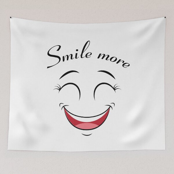 Item preview, Smile more - smile designed and sold by cruzzcreation.