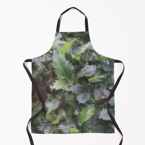 Item preview, Dark Green Leaves Digital Oil Photo Art designed and sold by MoonieStudio.