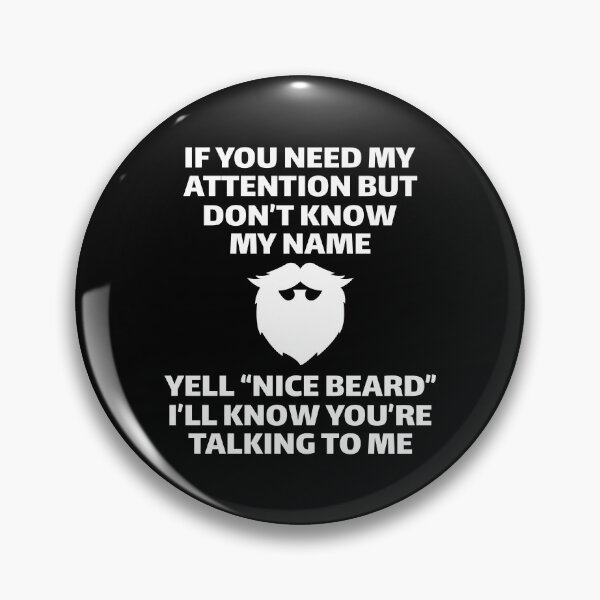 Item preview, Beard Bearded Funny Sayings Humour designed and sold by CuteDesigns1.