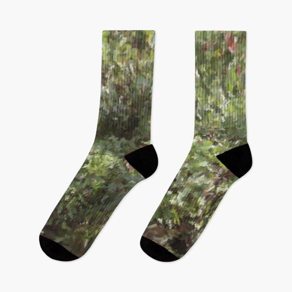 Item preview, Green small Leaves Tree Digital Oil Photo Art designed and sold by MoonieStudio.
