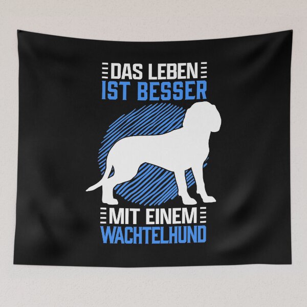 Item preview, Life with German Wachtelhund hunting dog designed and sold by madgrfx.