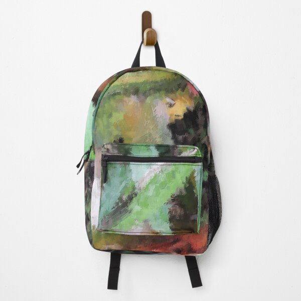 Item preview, Green and Red Leaves Digital Oil Photo Art designed and sold by MoonieStudio.