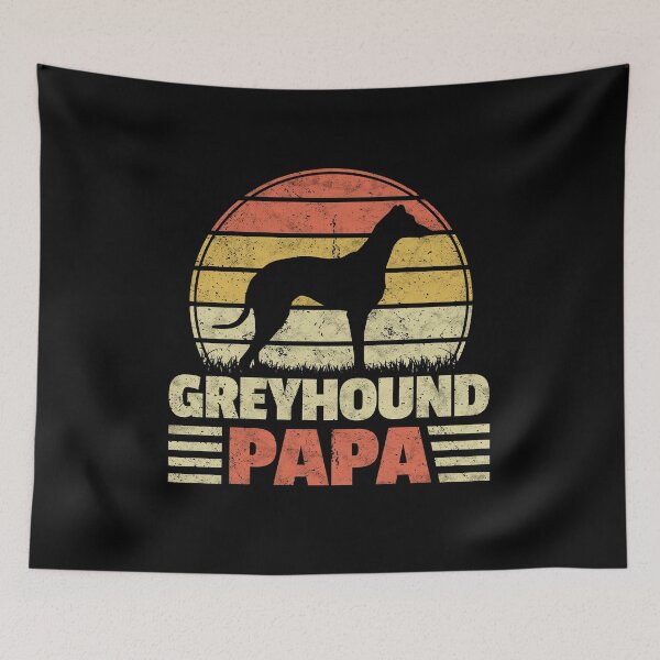 Artikelvorschau, Greyhound Papa kurzhaariger Windhund Geschenk entworfen und verkauft von madgrfx.