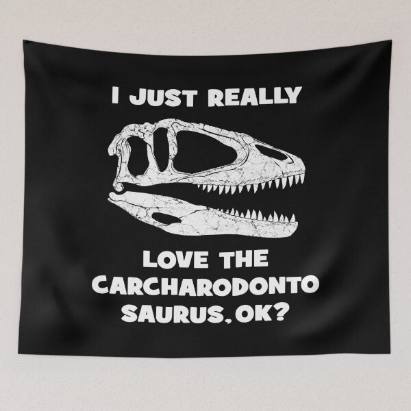 Item preview, Carcharodontosaurus fossil designed and sold by NicGrayGraphic.