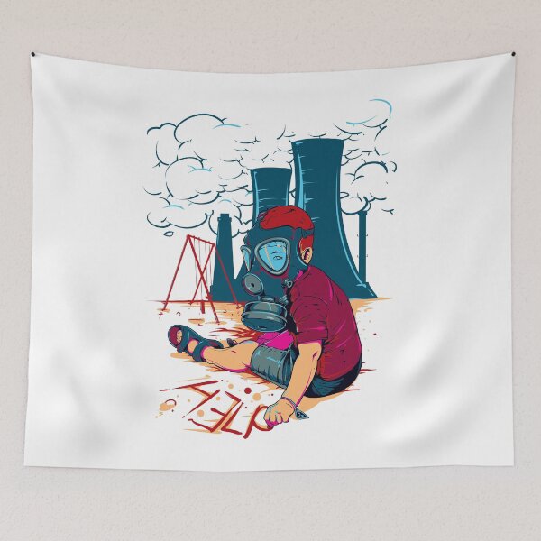 Item preview, Random | Boy Wearing Gas Mask designed and sold by YI-Creations.