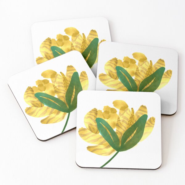 Item preview, Water colors Yellow Flower full design with Flora  designed and sold by NewTrendings.