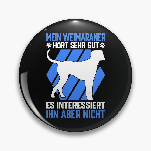 Item preview, Weimaraner hears well German hunting dog pointing dog designed and sold by madgrfx.
