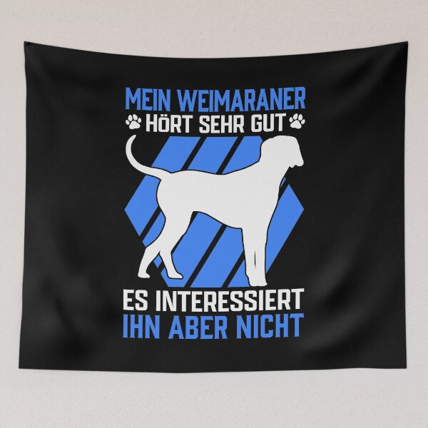 Item preview, Weimaraner hears well German hunting dog pointing dog designed and sold by madgrfx.
