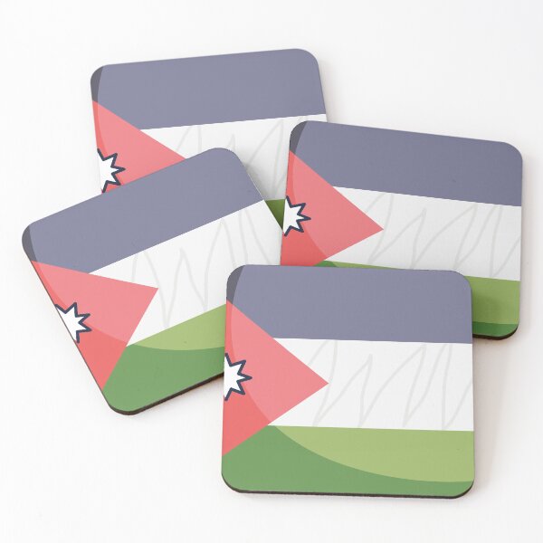 Item preview, Jordan Flag Country Isolated Icon designed and sold by MIDDLX.