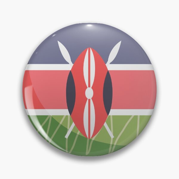 Artikelvorschau, Kenia Flagge Land isolierte Symbol entworfen und verkauft von MIDDLX.