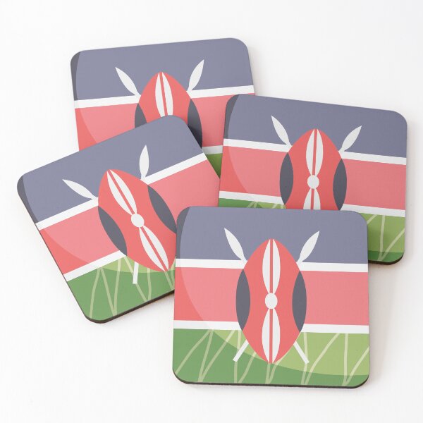 Item preview, Kenia Flag Country Isolated Icon designed and sold by MIDDLX.