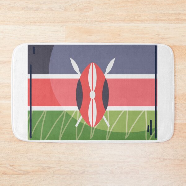 Item preview, Kenia Flag Country Isolated Icon designed and sold by MIDDLX.