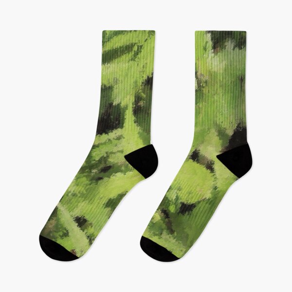 Item preview,  Light Green Leaves Digital Oil Photo Art designed and sold by MoonieStudio.