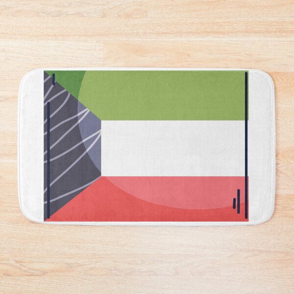 Item preview, Kuwait Flag Country Isolated Icon designed and sold by MIDDLX.