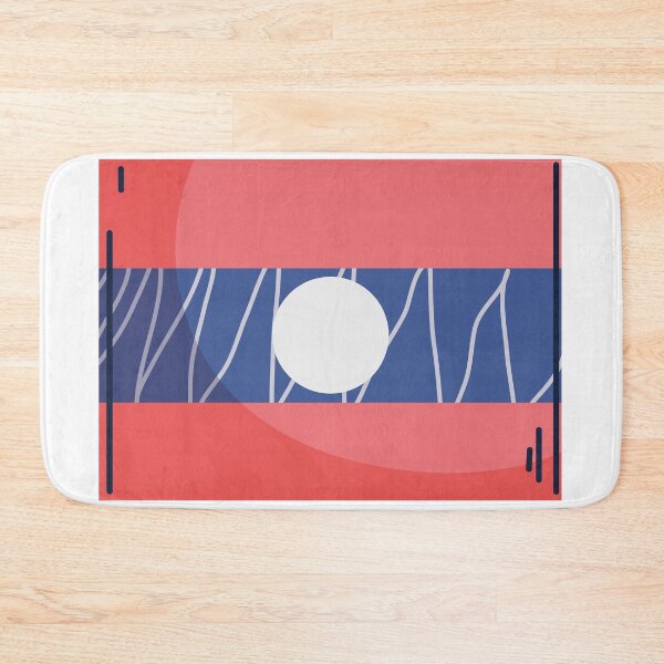 Item preview, Laos Flag Country Isolated Icon designed and sold by MIDDLX.