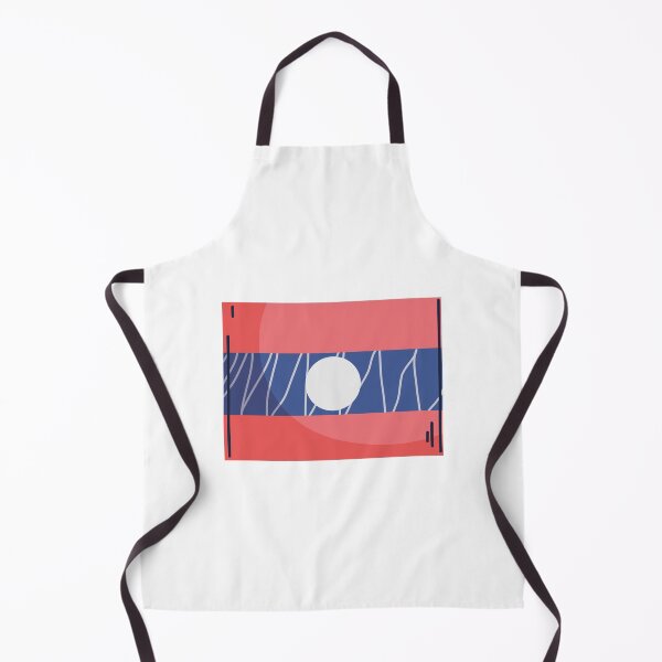 Item preview, Laos Flag Country Isolated Icon designed and sold by MIDDLX.