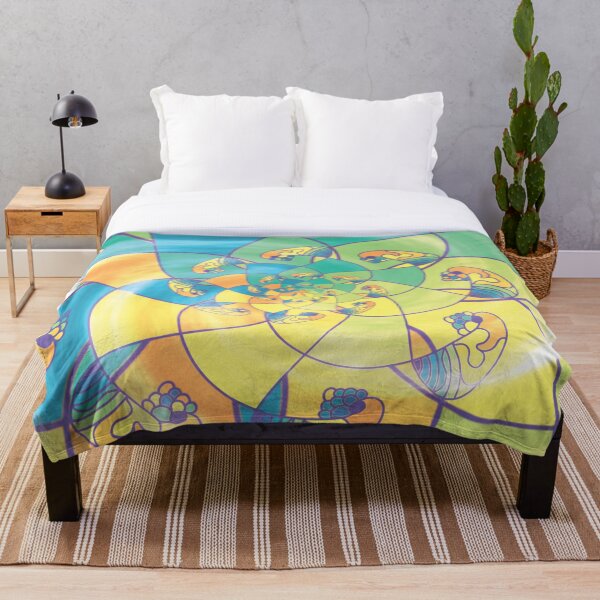 Item preview, Cloudy Amazonian Bliss Hand Drawn Mandala Inspired Artwork designed and sold by swagarray.