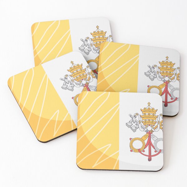 Item preview, Vatican City Flag Country Isolated Icon designed and sold by MIDDLX.