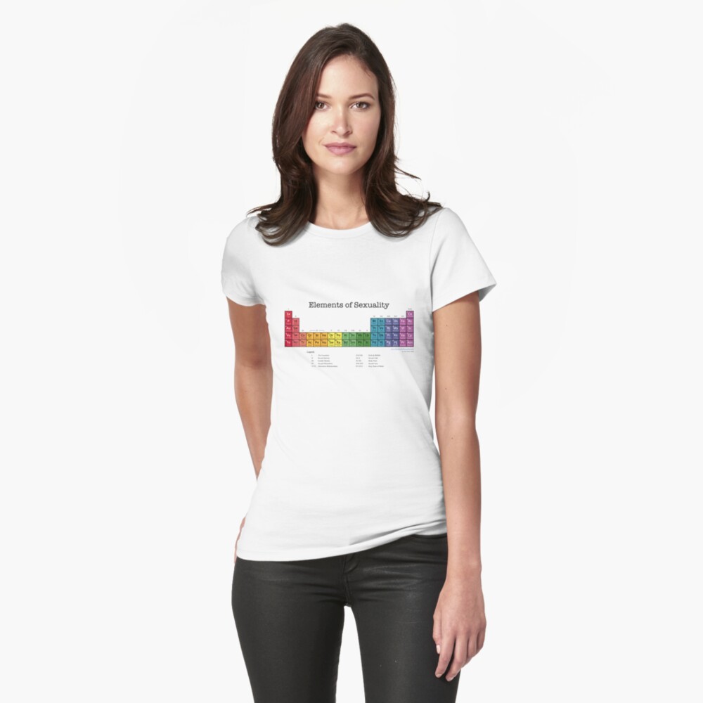 Item preview, Fitted T-Shirt designed and sold by ElementsOfSex.
