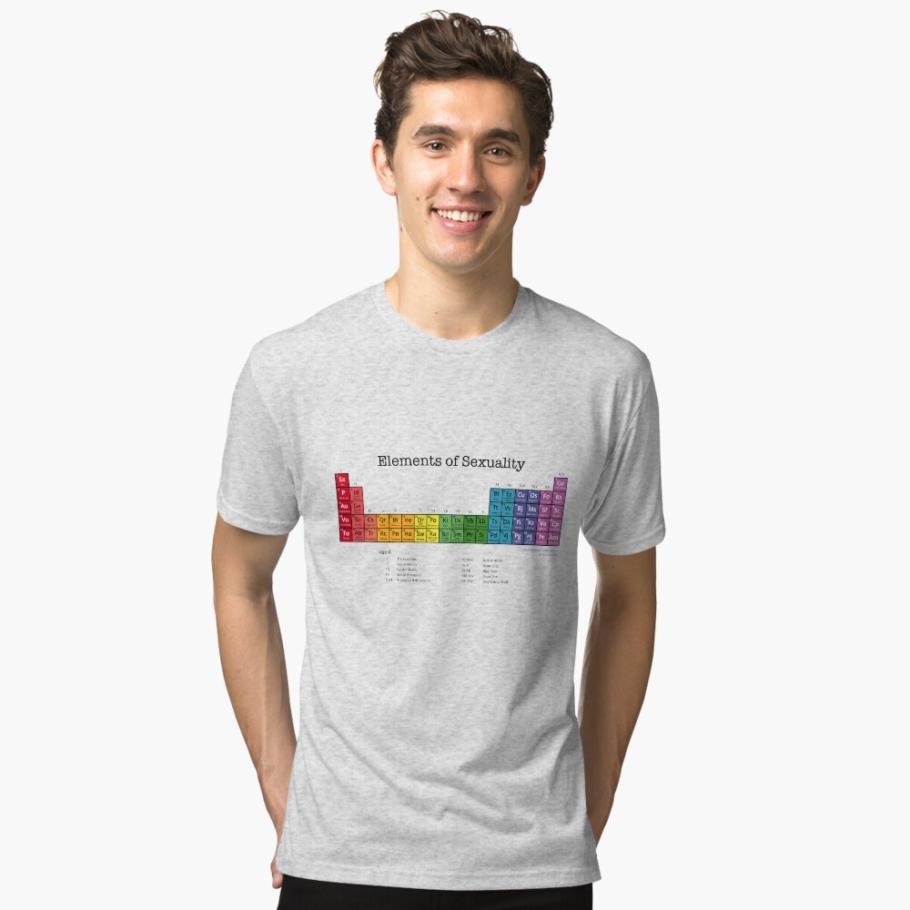 Item preview, Tri-blend T-Shirt designed and sold by ElementsOfSex.