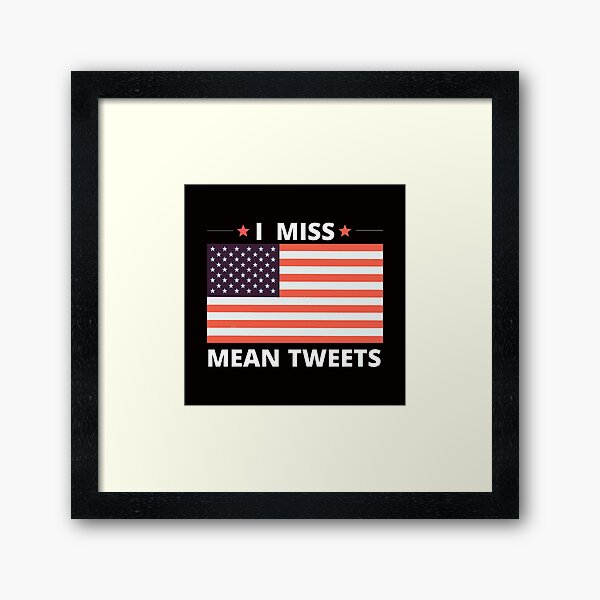 Mean Tweets 2024 election Framed Art Print